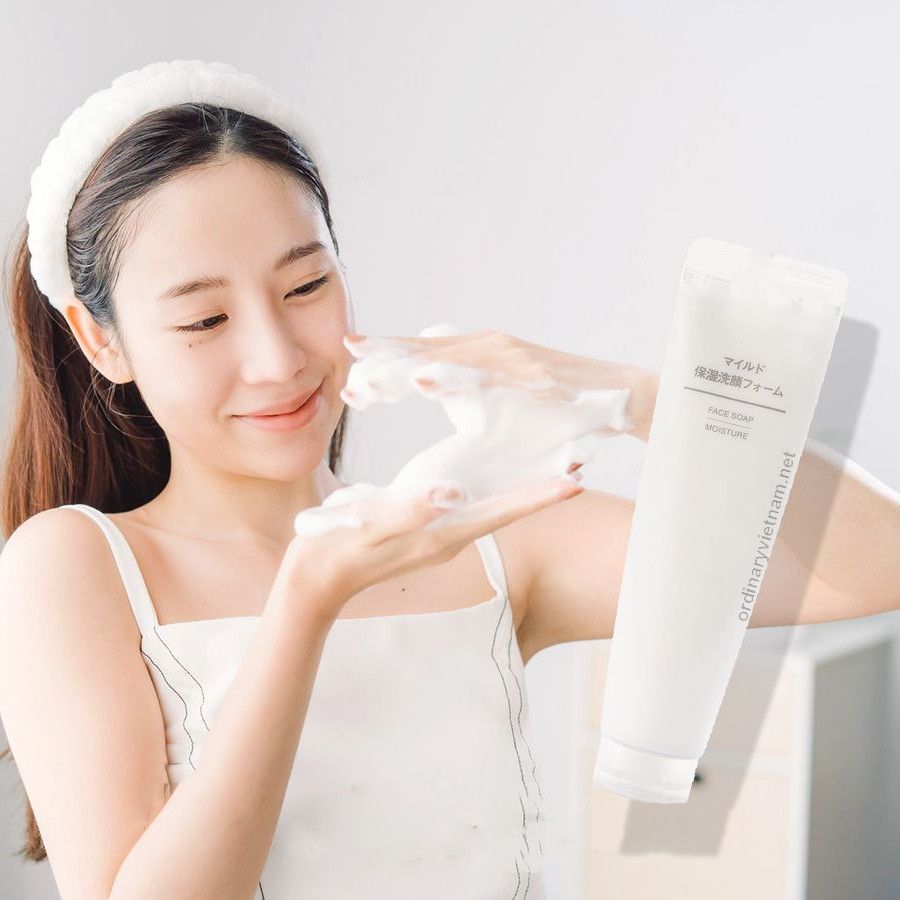 Sữa rửa mặt Muji Face Soap Nhật Bản 100g