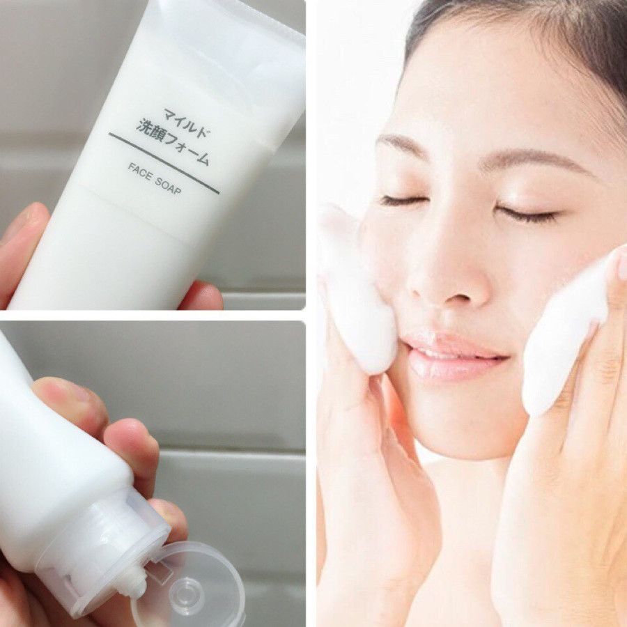 Sữa rửa mặt Muji Face Soap Nhật Bản 100g