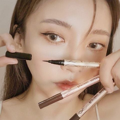 [NEW] Bút kẻ mắt nước Kissme bản cải tiến siêu bền Heroine Make Prime Liquid Eyeliner nét siêu mảnh 0.1mm
