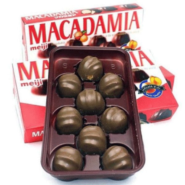 Kẹo socola Meiji nhân Macadamia hộp 9 viên