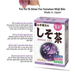 Trà tía tô Nhật Bản Shiso hộp 22 túi lọc