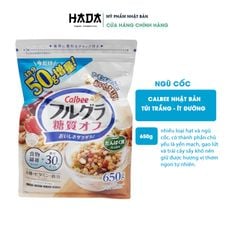 Ngũ Cốc Trái Cây CALBEE Bổ Sung Chất Xơ, Sắt & Vitamin 650g - Ít Đường