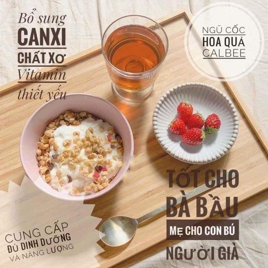 Ngũ cốc sấy khô Calbee đỏ 800g