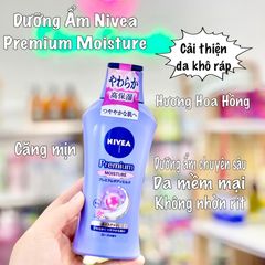 Dưỡng Thể Nivea Dưỡng Ẩm Sâu Hương Hoa Hồng Nivea Premium Moisture 200g