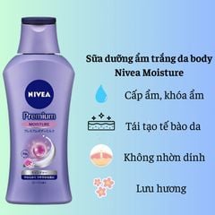 Dưỡng Thể Nivea Dưỡng Ẩm Sâu Hương Hoa Hồng Nivea Premium Moisture 200g
