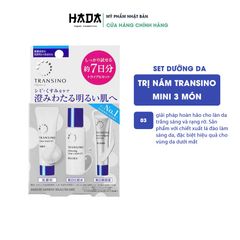 Set Dưỡng Transino Giảm Nam Trắng Da 3 Món Mini Nhật Bản