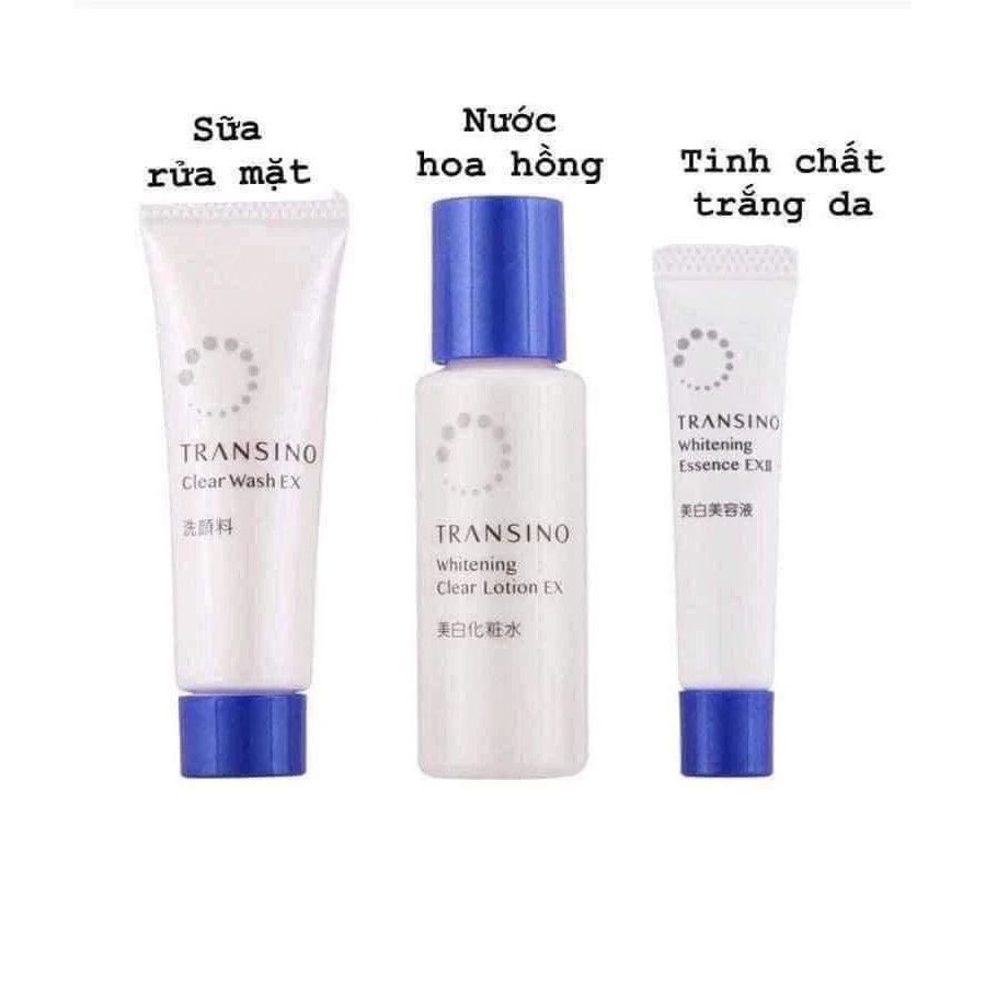 Set Dưỡng Transino Giảm Nam Trắng Da 3 Món Mini Nhật Bản