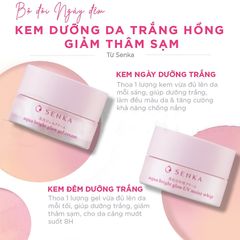 Kem Dưỡng Senka Sáng Da, Mờ Thâm Sạm Ban Ngày và Đêm 50g