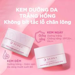 Kem Dưỡng Senka Sáng Da, Mờ Thâm Sạm Ban Ngày và Đêm 50g