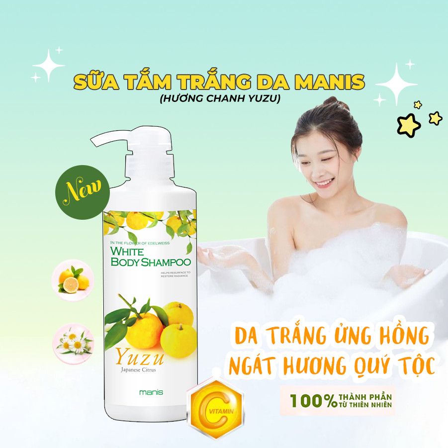 SỮA TẮM TRẮNG DA MANIS (HƯƠNG CHANH YUZU)