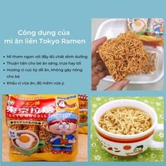 Mì Ramen Tokyo ăn liền vị gà & rau 480g (16 gói) 480g