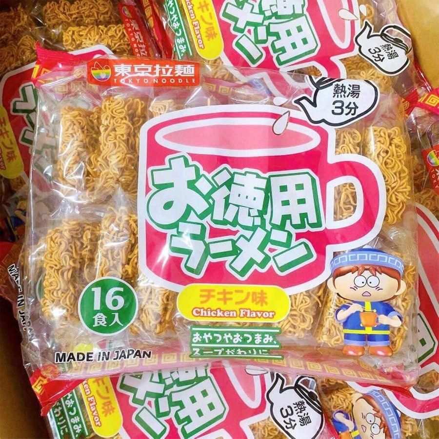Mì Ramen Tokyo ăn liền vị gà & rau 480g (16 gói) 480g