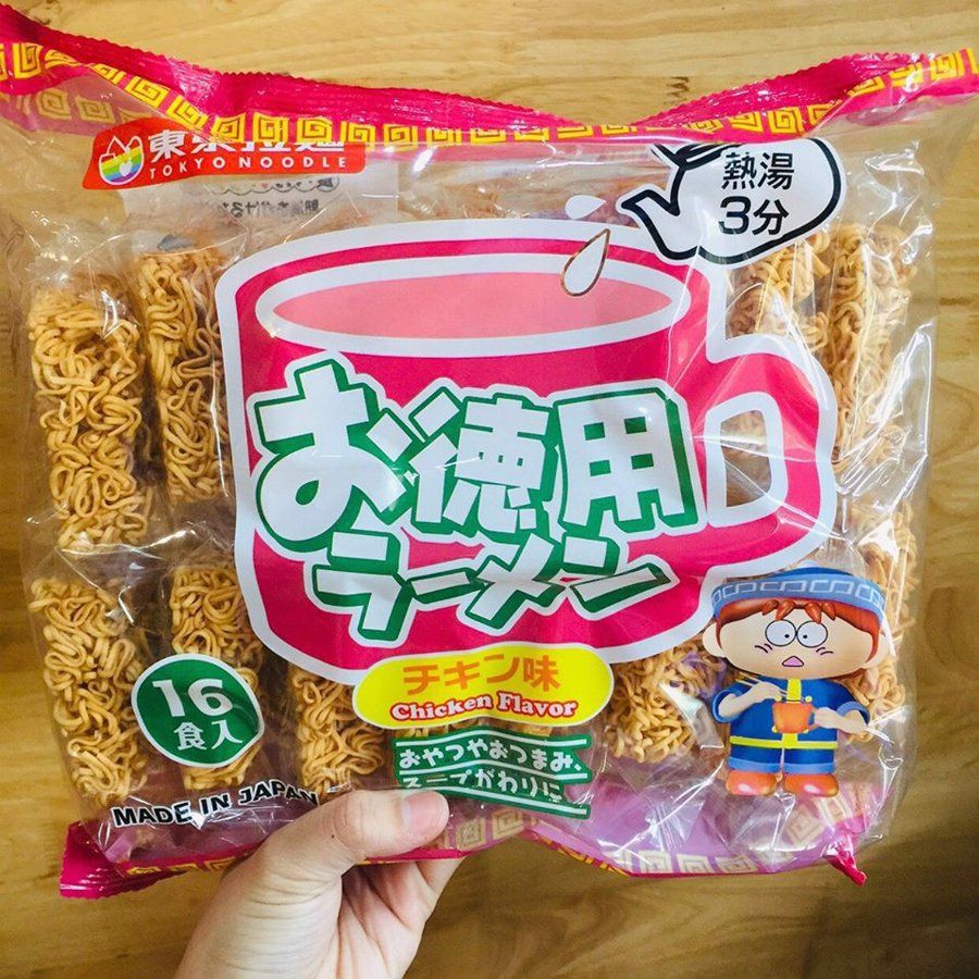 Mì Ramen Tokyo ăn liền vị gà & rau 480g (16 gói) 480g