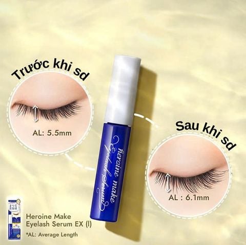 Mascara Tinh Chất Dưỡng Mi Bản Mới Kissme Heroine Make Watering Eyelash Serum EX 5.5g