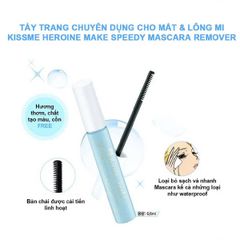 Mascara Tẩy Trang Lông Mi Kissme Heroine Make Speedy Mascara Remover 6,6mL