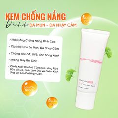 Kem Chống Nắng Tone Hồng Cho Da Nhạy Cảm Meishoku Repair & Balance Skin Care Uv Base Rose 40g