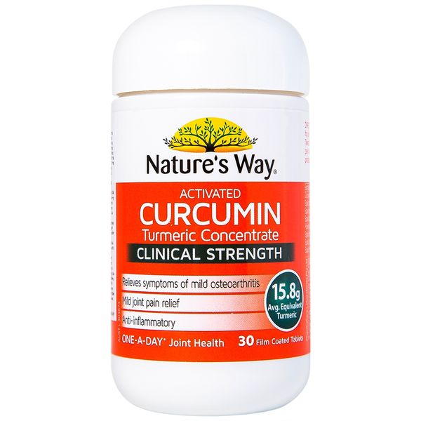 Curcumin Active Activated Curcumin Clinical Strength - Hỗ trợ giảm viêm khớp, thoái hó