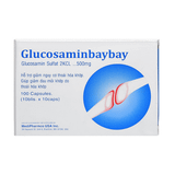  Glucosaminbaybay 500mg 100 viên Hỗ trợ điều trị xương khớp hiệu quả 