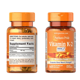  Viên uống Puritan’s Pride Vitamin K2 hỗ trợ tăng cường sức khỏe xương 