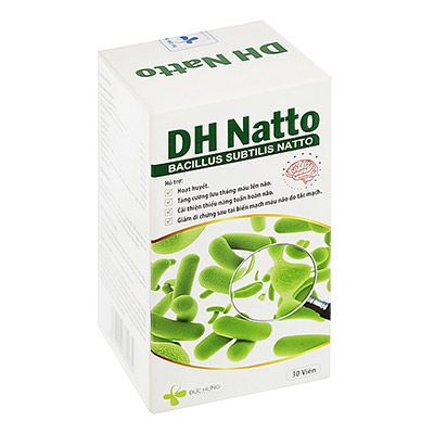  DH Natto - Hỗ trợ hoạt huyết, giúp tăng cường lưu thông máu lên não 