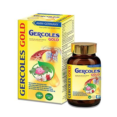  Gercoles Gold Hỗ Trợ Ổn Định Huyết Áp, Giảm Mỡ Máu 