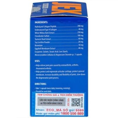  Jex Natural Joint Pain Relief bảo vệ và tái tạo xương khớp 