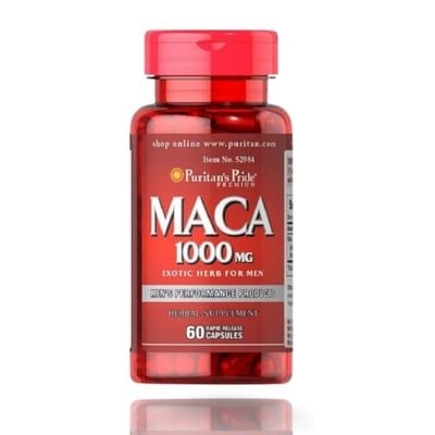  Puritan’s Pride Maca Exotic Herb 1000mg thúc đẩy sinh lý nam 
