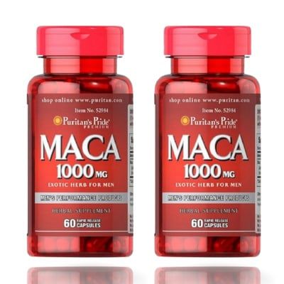  Puritan’s Pride Maca Exotic Herb 1000mg thúc đẩy sinh lý nam 