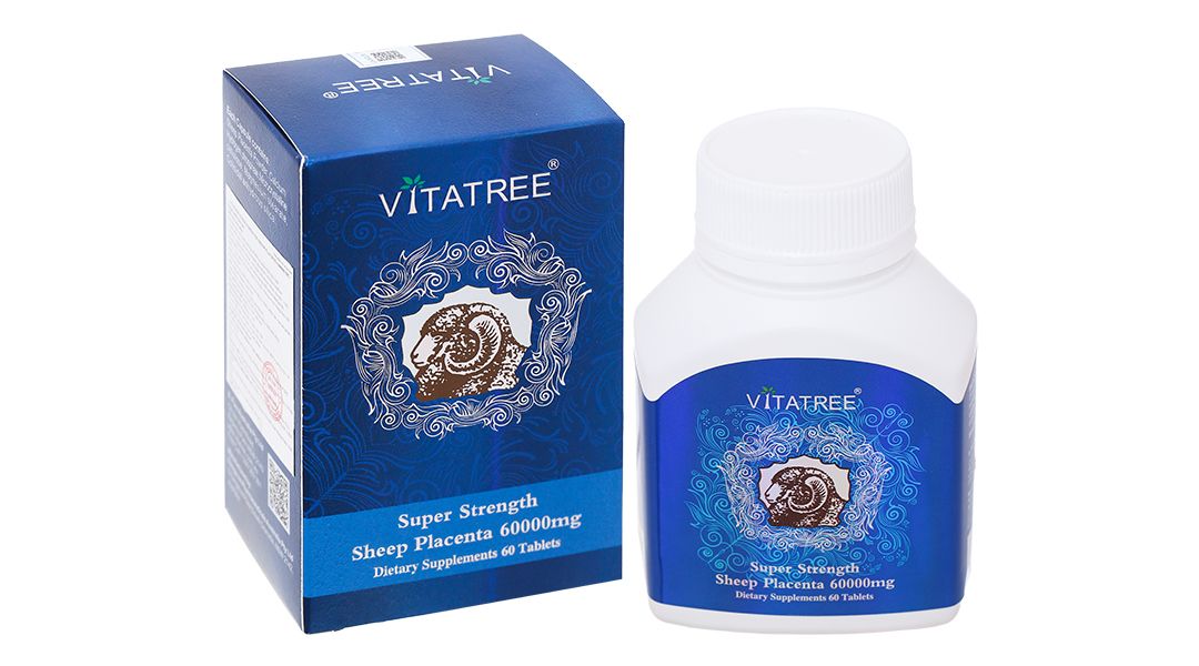  Vitatree Sheep Placenta giúp hạn chế lão hóa da(60 viên/hộp) 