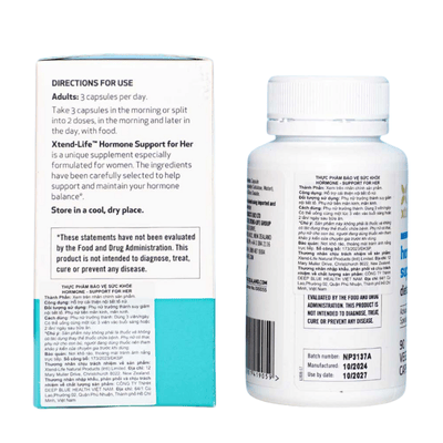  Hormone Support For Her Xtend-Life​​​​​​​ hỗ trợ tăng cường nội tiết tố nữ 