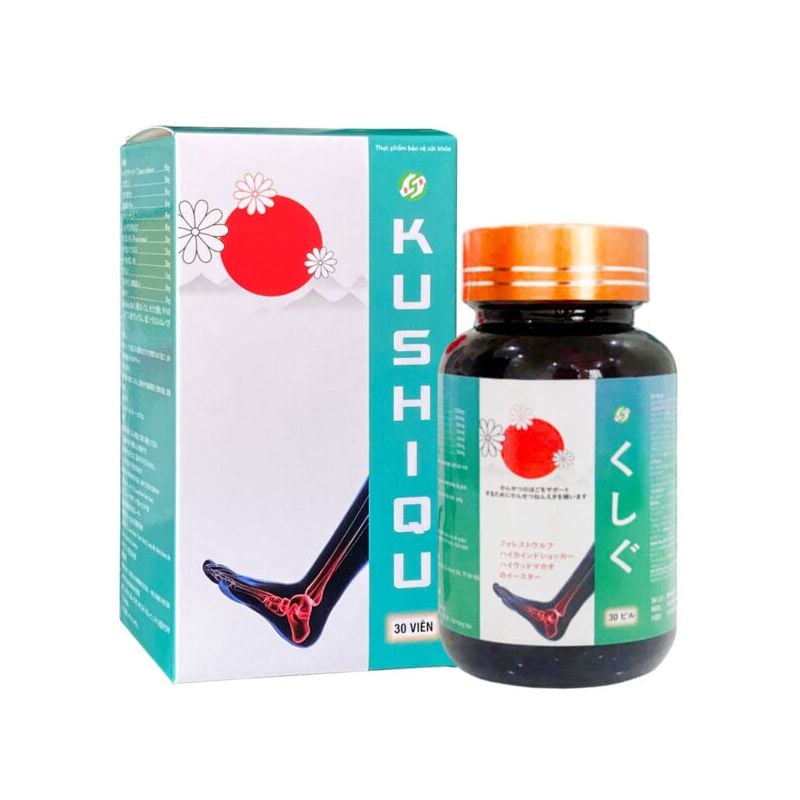  Kushiqu Hỗ Trợ Giảm Acid Uric Và Giảm Nguy Cơ Bị Gout Hộp 30 Viên 