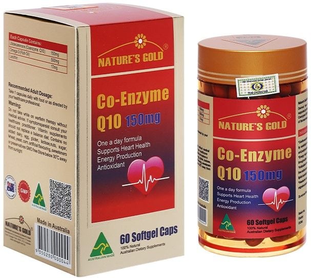  Thành phần và lợi ích của Nature's Gold Co-Enzyme Q10 cho tim mạch 