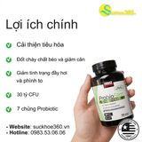  PROBIOSLIM EXTRA STRENGTH – Viên uống giảm cân cao cấp nhập khẩu USA 
