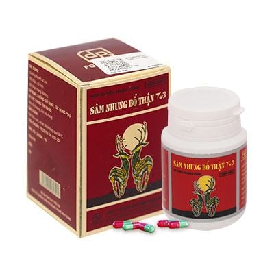  Sâm Nhung Bổ Thận TW3 hộp 30 viên bổ thận tráng dương 