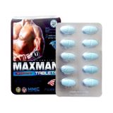  Maxman 3800mg Hỗ Trợ Tăng Cường Sinh Lý ( hộp 10 viên) 