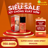  Super Dooz 34000 Spray Dragon – Giúp tăng thời gian quan hệ hiệu quả 