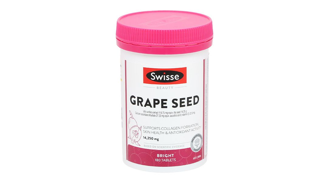  Tác dụng sản phẩm Swisse Beauty Grape Seed hỗ trợ hình thành collagen 