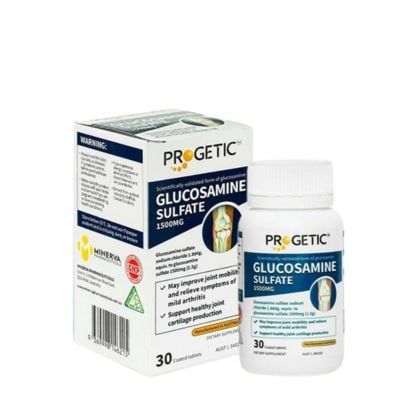  Progetic Glucosamine Sulfate - Giảm đau khớp tăng tiết dịch khớp 30 viên 
