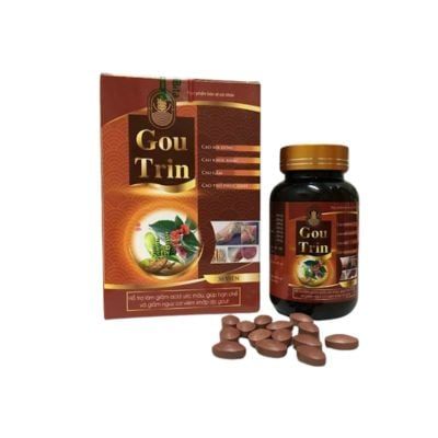  Viên giảm gout GouTrin - Giảm các cơn đau nhức sụn khớp tay chân hiệu quả 