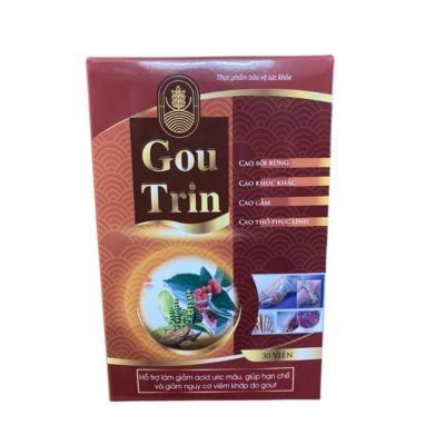  Viên giảm gout GouTrin - Giảm các cơn đau nhức sụn khớp tay chân hiệu quả 