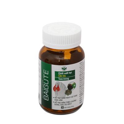  Baigute - Hỗ trợ cải thiện tình trạng đau nhức, sưng tái do gout 