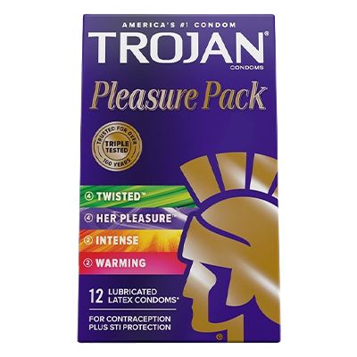  Bao cao su Trojan Pleasure Pack - Kéo dài cuộc chơi 