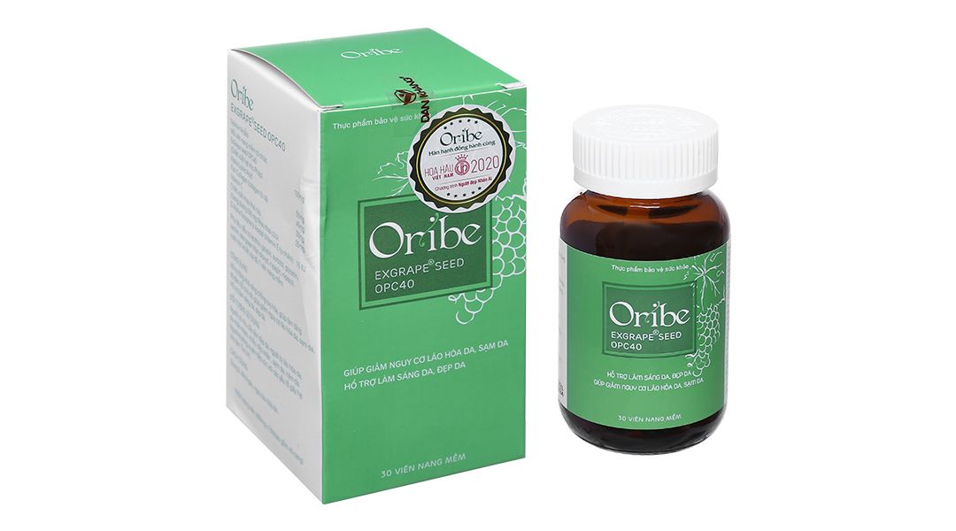  Oribe Exgrape Seed OPC40 giúp giảm nguy cơ da khô (30 viên) 