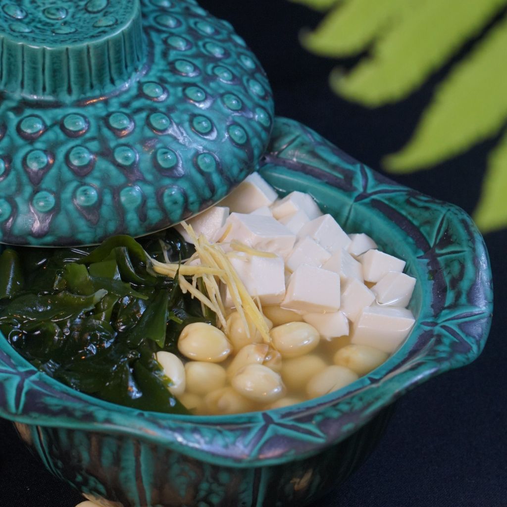  Canh miso rong biển hạt sen 