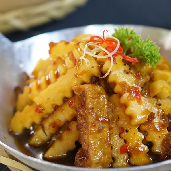  Cơm dừa rim tiêu 