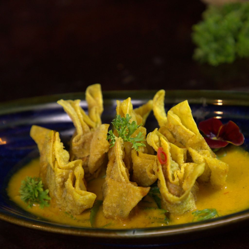  Hoành thánh chiên sốt cà ri 