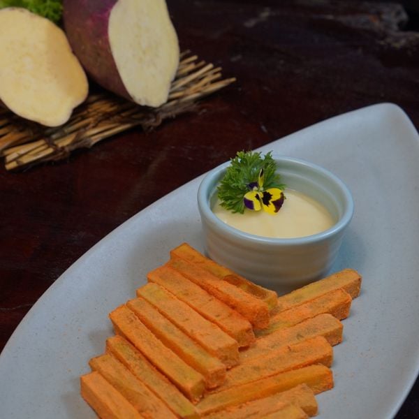  Khoai lang lắc phô mai 