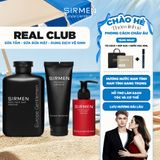  Bộ quà tặng cho nam REAL CLUB gồm Sữa Tắm - Dung dịch vệ sinh - Sữa rửa mặt hương nước hoa SIRMEN Europe Gentlemen 
