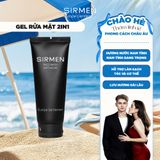  Sữa rửa mặt nam 2 in 1 nguyên liệu tự nhiên SIRMEN Europe Gentlemen cao cấp 100g chiết xuất tự nhiên công nghệ tiên tiến 
