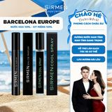  Combo BARCELONA EUROPE gồm Xịt thơm miệng Mint Cool Spray bạc hà & 01 chai Nước hoa nam SIRMEN 10ml Eau de Parfum Europe 